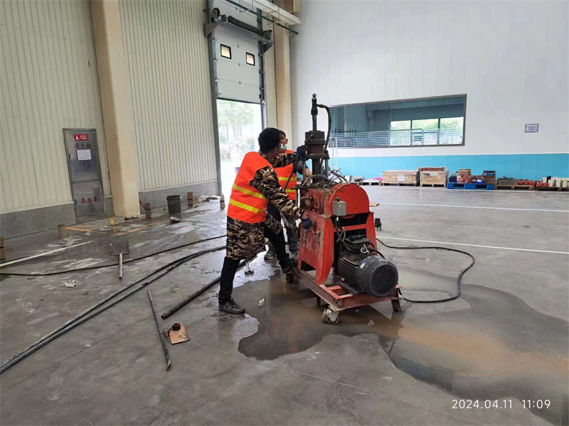 黄山厂房地面下沉塌陷注浆加固施工